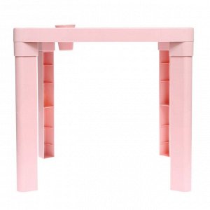 Детский стол с подстаканником, цвет розовый