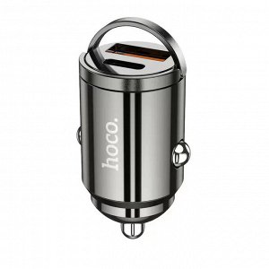 Автомобильное зарядное устройство HOCO DZ7 Mini PD20W+QC3.0 1*USB-C+1*USB 3A