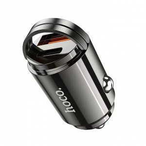 Автомобильное зарядное устройство HOCO DZ7 Mini PD20W+QC3.0 1*USB-C+1*USB 3A