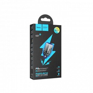 Автомобильное зарядное устройство HOCO DZ7 Mini PD20W+QC3.0 1*USB-C+1*USB 3A