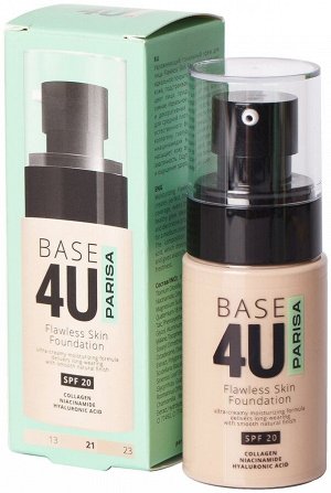 Parisa (001864) Тональный крем "Base 4U" № 21, слоновая кость *  NEW