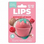 Бальзам увлажняющий для губ с повышенной сухостью ICE CREAM, Funny Organix , 7,2 г, (192)