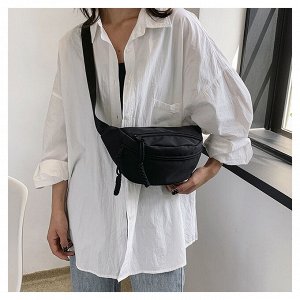 Сумка поясная, для бега, фитнеса, бананка, нейлон