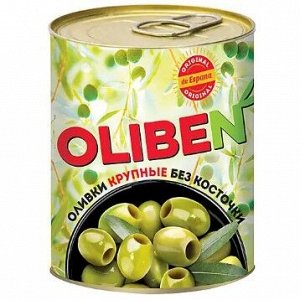 «OLIBEN», оливки крупные без косточки, 270 г