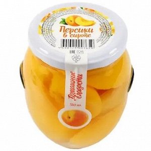 «Домашние сладости», персики консервированные, 530 г