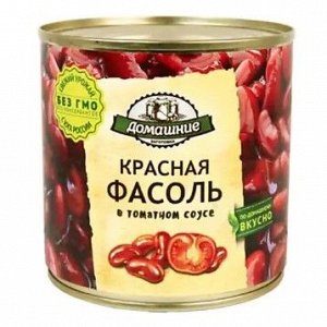 «Домашние заготовки», фасоль красная в томатном соусе, 400 г