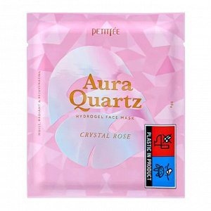 Кварцевая гидрогелевая маска для лица Petitfee Aura Quartz Hydrogel Face Mask Crystal Rose