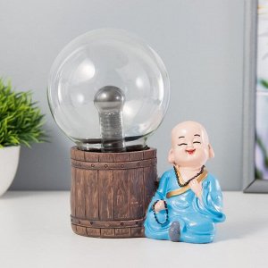 Плазменный шар «Умиротворение» синий 13x7x17 см RISALUX