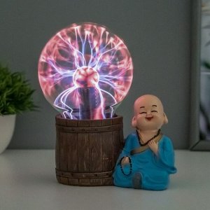 Плазменный шар «Умиротворение» синий 13x7x17 см RISALUX