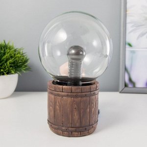 Плазменный шар «Умиротворение» синий 13x7x17 см RISALUX