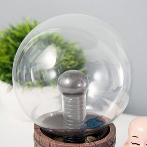 Плазменный шар «Умиротворение» синий 13x7x17 см RISALUX