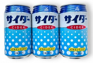 TOMINAGA Напиток б/а газированный без сахара Kobe Kyoryuchi Cider Zero 350 мл.,