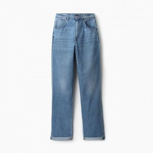 Брюки женские джинсовые, MINAKU SELVEDGE denim цвет синий.