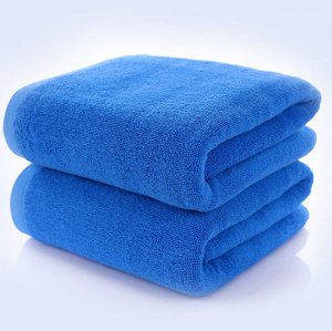 Банное полотенце синее