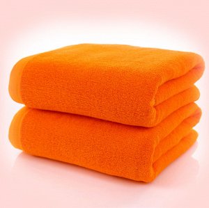 Банное полотенце оранжевое