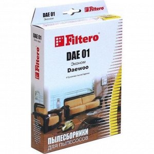 Filtero DAE 01 (4) ЭКОНОМ, пылесборники, , упак
