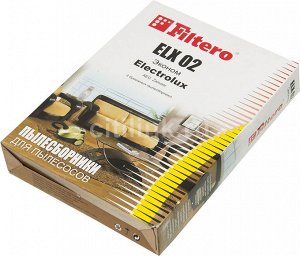 Filtero ELX 02 (4) ЭКОНОМ, пылесборники, , упак