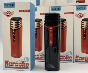 Портативная колонка-микрофон WSTER Karaoke Wireless Microphone Speaker