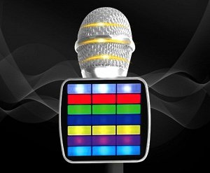 Портативная колонка-микрофон Wireless Microphone HIFI Speaker