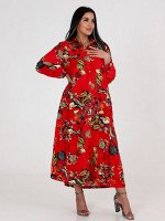 ПЛ-069 ПЛАТЬЕ ЖЕНСКОЕ (Красный)