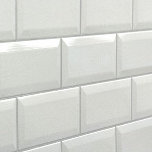 Панель ПВХ плитка Кабанчики белая 485х960