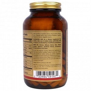 Solgar, Эфир-C плюс", витамин C, 1 000 мг, 180 таблеток"