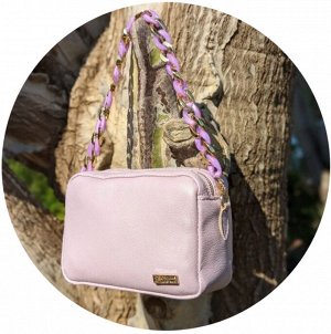 Сумка с цепочкой AB.Z · Pelle · 21-20 (370) cadena lila