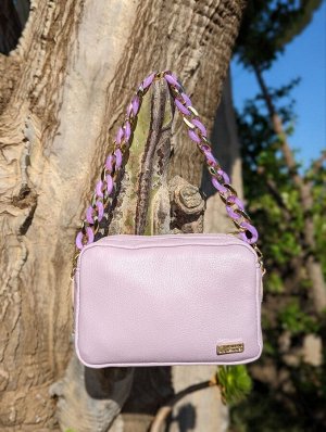 Сумка с цепочкой AB.Z · Pelle · 21-20 (370) cadena lila