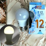 ЛАМПА СВЕТОДИОДНАЯ LED-A60-Regular 12Вт 220-240В Е27 4000К 1200Лм