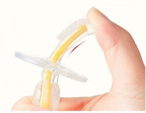 Зубная щетка детская силиконовая