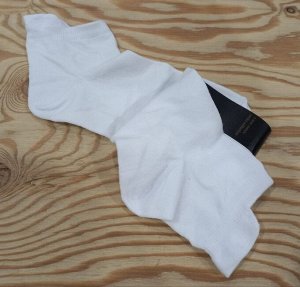 Носки мужские укороченные хлопок демисезон цвет Белый (Юстатекс)