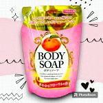 Крем-мыло для тела &quot;Wins Body Soap peach&quot; с экстрактом листьев персика и богатым ароматом МУ 400 мл