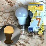 Лампочка СВЕТОДИОДНАЯ LED-A60-Regular 7Вт 220-240В Е27 3000К 600Лм
