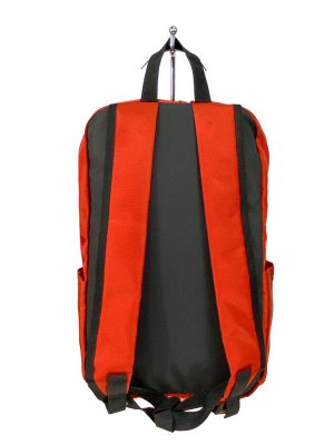 Молодежный рюкзак из текстиля, цвет оранжевый