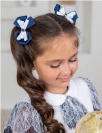 Стильный многослойный бантик на резинке