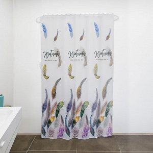 Штора для ванной комнаты из ЭВА Shower Curtain / 180 x 180 см