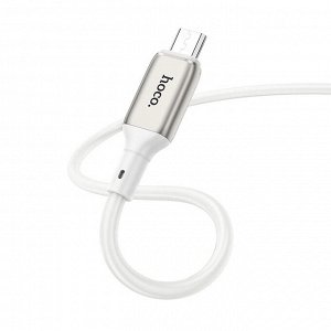 Кабель USB - micro USB Hoco X66  100см 2,4A  (white)