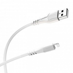 Кабель USB - Apple lightning Borofone BX37 Wieldy  100см 2,4A (white)