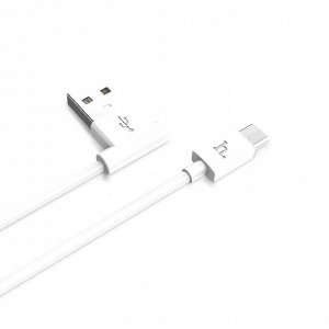 Кабель USB - micro USB Hoco UPM10  120см 2,1A (white)