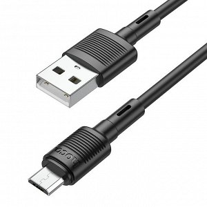 Кабель USB - micro USB Hoco X83  100см 2,4A  (black)