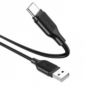 Кабель USB - Type-C Borofone BX42  100см 3A  (black)