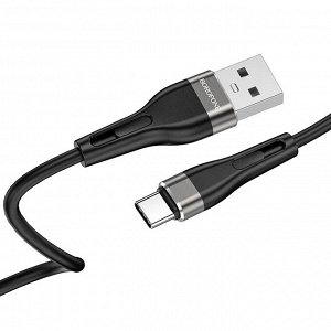 Кабель USB - Type-C Borofone BX46  100см 3A  (black)