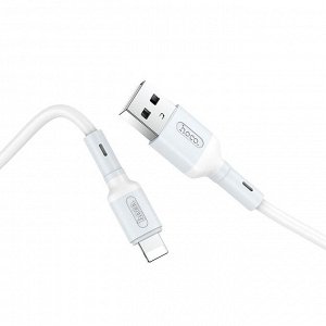 Кабель USB - Apple lightning Hoco X65 Prime  100см 2,4A (white)