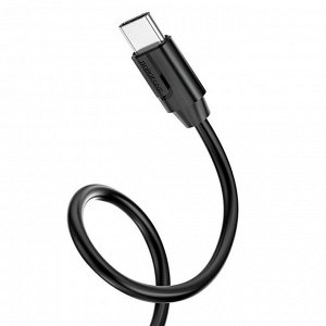 Кабель USB - Type-C Borofone BX55  100см 3A  (black)