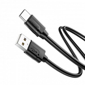 Кабель USB - Type-C Borofone BX55  100см 3A  (black)