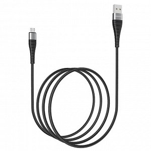 Кабель USB - micro USB Borofone BX32 Munificent  100см 2,4A (black)