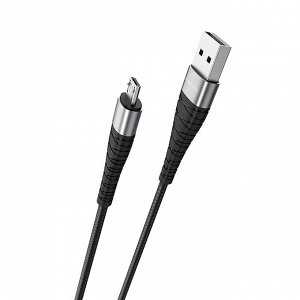 Кабель USB - micro USB Borofone BX32 Munificent  100см 2,4A (black)