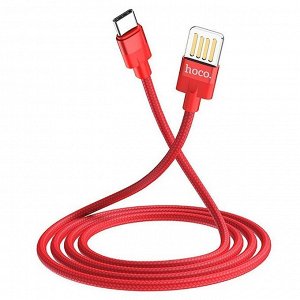 Кабель USB - Type-C Hoco U55 Outstanding  120см 2,4A  (red)