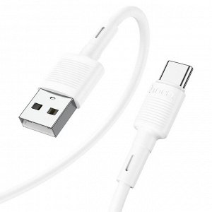 Кабель USB - Type-C Hoco X83 20W 100см 3A  (white)