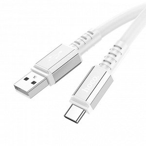 Кабель USB - Type-C Hoco X85  100см 3A  (white)